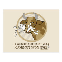 Cow Milk Out My Nose postcards