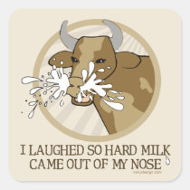 Cow Milk Out My Nose stickers