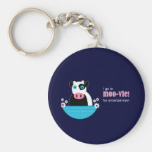 Cow Movies Keychains