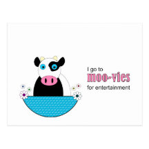 Cow Movies Postcards