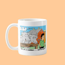 COW / NOSE RING / FARMER KID CARTOON GIFTWARE mugs by agriculture_gifts COW / NOSE RING / FARMER KID CARTOON GIFTWARE mugs