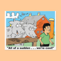 COW / NOSE RING / FARMER KID CARTOON GIFTWARE postcards by agriculture_gifts COW / NOSE RING / FARMER KID CARTOON GIFTWARE postcards