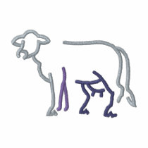 Cow Outline embroidered shirts by ZazzleEmbroidery Cow Outline embroidered shirts