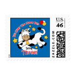 Cow Over Moon 3rd Birthday Stamps