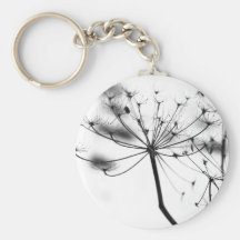Cow parsley keychain