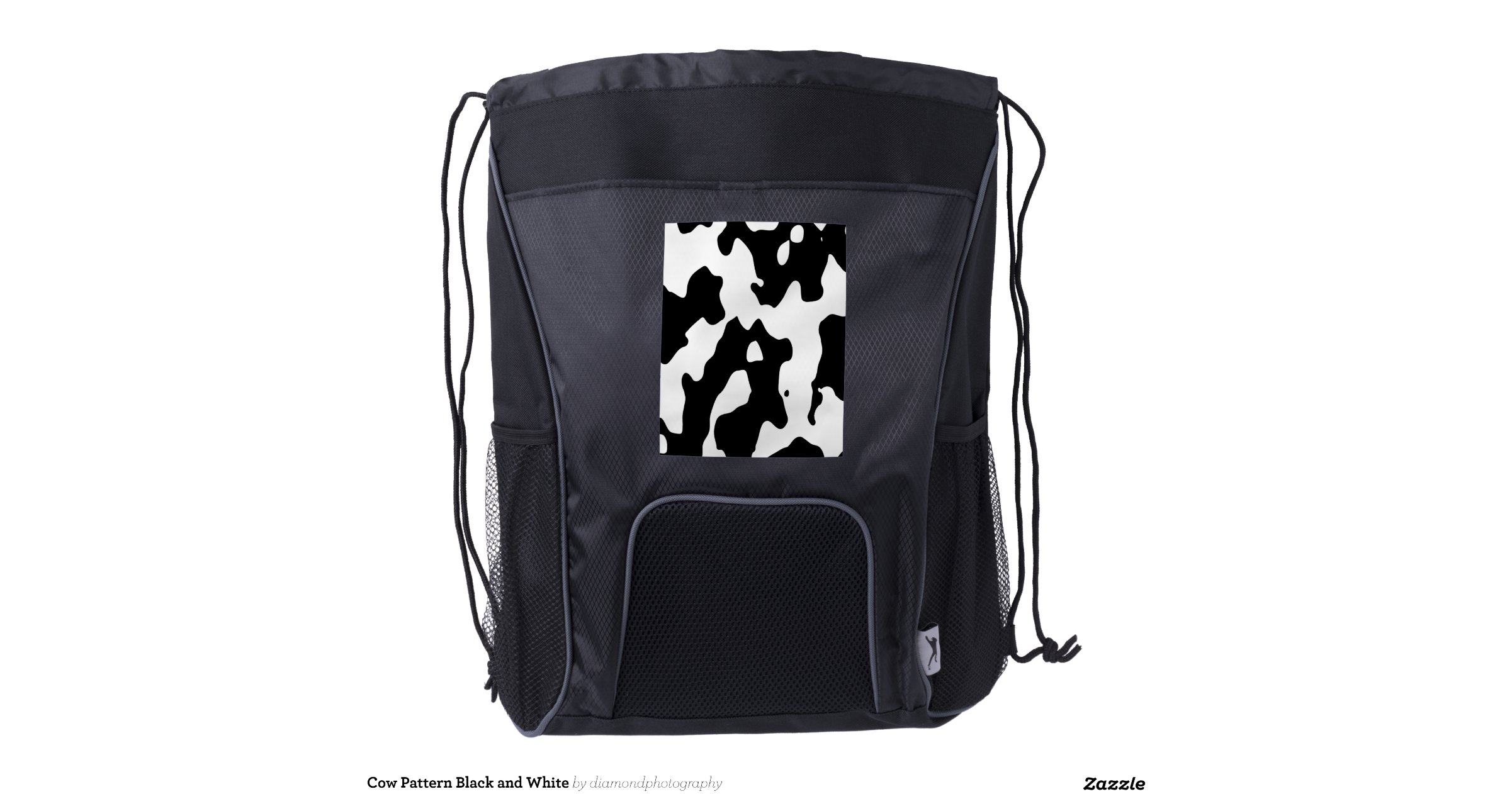 Black And White Pattern Backpack | cow pattern black and white drawstring backpack zazzle Black And White Pattern Backpack | cow pattern black and white drawstring backpack zazzle