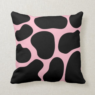 pink cow pillow