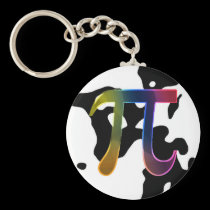 Cow PI Keychain keychains