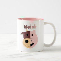 Cow + Pig = Moink coffee mug