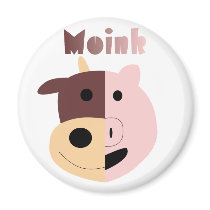 Cow   Pig = Moink magnet