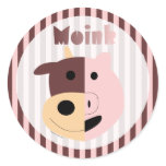 Cow + Pig = Moink stickers