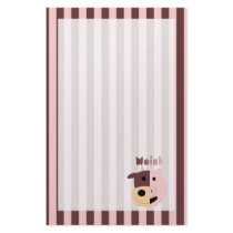 Cow + Pig = Moink striped stationary Stationery Paper