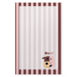 Cow + Pig = Moink striped stationary Stationery Paper