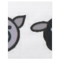 cow pig sheep chicken flyer design