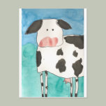 Cow Postcard