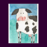 Cow Postcard