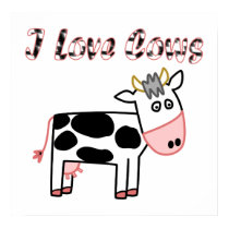 Cow Poster posters