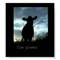 cow power posters by RedwolfessStudios cow power posters