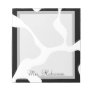 Cow Print Black and White Teacher Notepad