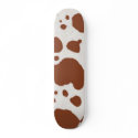 Cow Print Brown skateboards