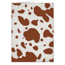 Cow Print cards