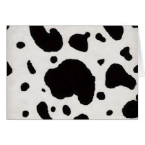 Cow Print cards