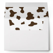 Cow Print Envelope