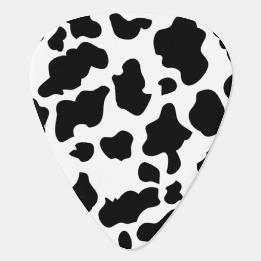 Cow Print Guitar Pick Zazzle