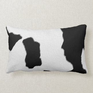 cow print lumbar pillow