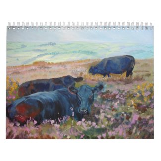 Cow Sheep and Horse Paintings 2012 calendar calendar