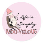 Cow Simply Moo-velous Tshirts and Gifts Sticker