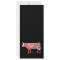 Cow skeleton rack cards by engravings Cow skeleton rack cards
