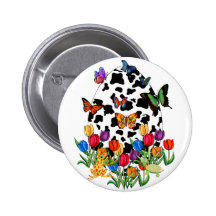 Cow Skin Easter Egg Buttons