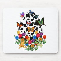 Cow Skin Easter Egg Mouse Mats