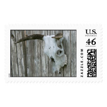 Cow skull. stamps
