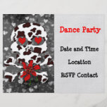 Cow Skull Valentine Personalized Flyer