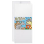 COW / SOUR CREAM HUMOR CARTOON RACK CARD