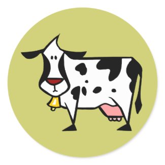 Cow Sticker sticker