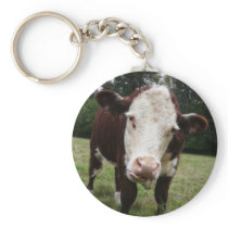 Cow Sticking Out Tongue Key Chain