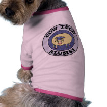 Cow Tech Alumni pet clothing by AmazingSox Cow Tech Alumni pet clothing
