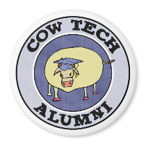 Cow Tech Alumni magnets by AmazingSox Cow Tech Alumni magnets