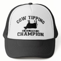 Cow Tipping All Star Champion Trucker Hats