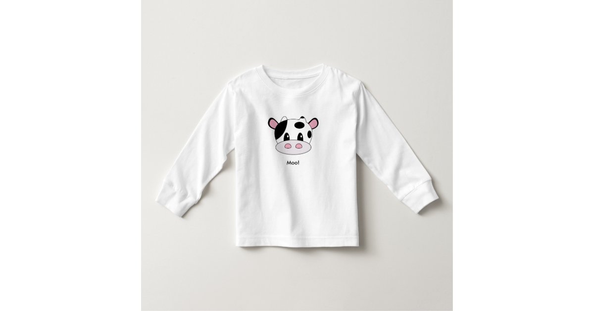 Cow toddler shirt Zazzle