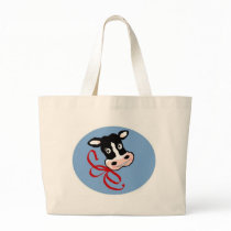 Cow Tote Bag by disgustedcats Cow Tote Bag