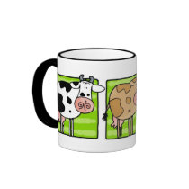 cow trio mugs