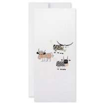 Cow Trio Rack Card Template