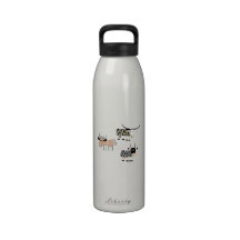 Cow Trio Reusable Water Bottle