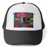 Cow wants to go home and play poker. hat