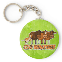 cow whisperer keychain