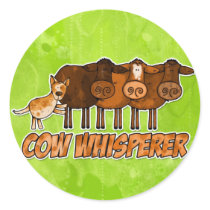 cow whisperer stickers